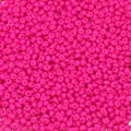 Detailed close-up view of vibrant hot pink teardrop glass seed beads for DIY jewelry making. - 20g/Pack / Fuschia