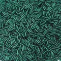Perline tubolari in vetro verde sfuse per gioielli fatti a mano bracciali collane fai da te - Verde scuro