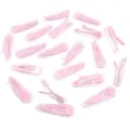 Rosa transparente Kunststoff Clip Haarnadeln, Bonbonfarben Wassertropfen Haarschmuck Damen. - 1.8x5cm / Rosa