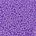 Macro close-up detail of purple loose glass seed beads for handmade DIY jewelry making. - 20g/Pack / Purple