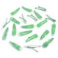 Grüne transparente Jelly-Plastik-Haarspangen, süße Tropfenform BB-Clips für Kinder Damen. - 1.8x5cm / Grün