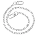 Zilveren metalen tassenketting vervangingsketting met draaibare sluitingen voor DIY tas telefoon - 20cm / Zilveren O-Schakel