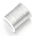 Silver craft wire for jewelry making, 0.3mm beading wire spool for DIY art and accessories. - 0.3mm Wire Diameter, Approx. 32m Length / Silver