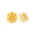 Set di occhielli e rondelle in metallo dorato per scarpe borse vestiti piu variante. - Diametro 6mm ID 3mm (t4547) / 50 Pezzi/Confezione / Oro