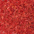 Perline di tubo di vetro rosso da 6mm perline di semi per la creazione di gioielli - Rosso