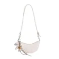 Women White Croissant Crossbody Bag Casual Minimalist Dumpling Shoulder Bag Daily Commute - Single Bag / White