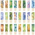 24 Blatt traditionelle chinesische Solartermine Papier Lesezeichen Set, kreative Deko Lesekarten. - Solartage - 24 Blätter