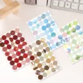 Four season round dot stickers set, colorful planner journaling decorative labels and indexing tabs. - Seasonal Dot Stickers / 8 Sheets Set