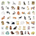 Süße Cartoon Hunde Aufkleber Set wasserdichte Vinyl Sticker für Tagebuch Laptop Flasche - Cartoon Hund Stil A / 50 Blatt