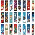 24 Stück Weihnachts Lesezeichen Papier festliche Party Dekoration niedliche Weihnachtsmotive - Weihnachten