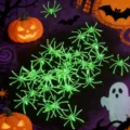 Halloween ragni di plastica luminosi mini oggetti di scena decorazione festa spaventoso - 0.45x5cm / Piccoli Ragni Luminosi