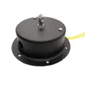 Boîtier de moteur en métal noir composant de base rotatif avec bride et câbles pour disco. - Moteur Prise US EU / Universel