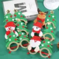 Occhiali di Natale decorazione festa di vacanza adulti bambini cornici cartoni - Cartone animato e albero 2