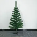 Albero di Natale artificiale in PVC verde ignifugo ideale per la decorazione della casa. - 90CM/80T (Piedi in Plastica)