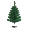 Mini albero di Natale artificiale, variante decorazione tavola fogliame PVC verde. - 60CM/50T (Piedi in Plastica)