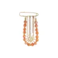 Broche perles acrylique colorée épingle de sûreté pendentif sac style dopamine fait main accessoire - Style Épingle (X0411)