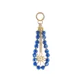 Breloque de sac en perles acryliques colorées porte-clés avec perles éclaboussures et soleil - Style Pendentif Soleil (C0770)