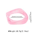 Bracelet en résine rose irrégulière mode minimaliste grosse manchette bijoux chics - Style Élargi Résine Irrégulière Rose (B3587)