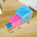 Mini juego de juguete de rompecabezas de cubo de laberinto de seis caras 3D para ninos. - Cubo Mágico de Laberinto Estéreo 3D / 4x4cm