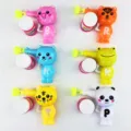 Niños dibujos animados pistola de burbujas manual juego con animales lindos y agua de burbujas. - Mezclado