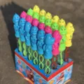 Kids cartoon dinosaur bubble wand set, colorful plastic bubble toys in display box for children. - Dinosaur Style / 1 Piece/Pack