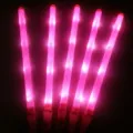 LED concert glow stick pink flashing party cheering prop electronic toy 5pcs variant - Medium Glow Stick (Pink)