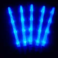 LED concert glow stick party flashing light stick blue lighting bright evening party props 5pcs - Medium Glow Stick (Blue)
