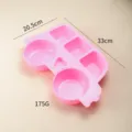 Pink cartoon baby divided plate, cute car shaped toddler feeding dish for kids use. - Dinner Plate / Pink Dinner Plate