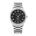 Men's automatic mechanical watch with stainless steel strap and stylish dial for daily wear. - White Steel White