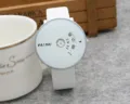 Montre-bracelet blanche créative minimaliste pour hommes et femmes au design de cadran unique. - Cuir Blanc Cadran Blanc