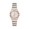 Luxury women's automatic watch with stainless steel bracelet and sparkling diamond bezel. - Shell Face (Upgraded)
