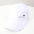 White casual baseball cap for men and women, outdoor sun protection sports golf hat. - Adjustable / White