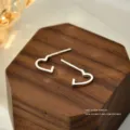 S999 Sterling Silber Herz Ohrstecker Minimalistisch Schluesselbeinschmuck Variante. - Herz Ohrstecker - Silber Klein