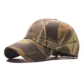 Camouflage baseball cap for men, outdoor sun protection tactical camouflage dad hat. - Adjustable / Fabric Khaki
