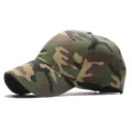 Men's camouflage baseball cap outdoor sun protection sports hat adjustable tactical cap - Adjustable / Fabric Army Green