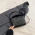 Grijs stermotief vrouwen schoudertas casual crossbody tas stijlvolle dagelijkse tas - Ster