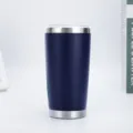 Gobelet isotherme en acier inoxydable 20oz double paroi tasse de voyage bleu fonce elegant - Bleu marine