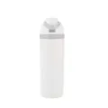 Bouteille d'eau isotherme portable en acier inoxydable 304 pour voyage en plein air. - 24oz / Blanc