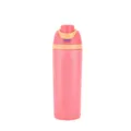 Bouteille isotherme en acier inoxydable rose tasse de voyage portable vide pour activites plein air - 24oz / Rose