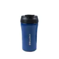 Tazza da caffè termica in acciaio inossidabile sottovuoto con coperchio per viaggio. - 420ml / Blu