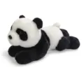 Cute lying plush panda toy soft stuffed animal palm companion desktop ornament decor - Soft Lying Panda Plush Toy / Length about 20cm