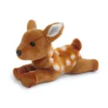 Süßes realistisches Rehkitz Plüschtier weiches liegendes Hirsch Stofftier Deko Puppe - Weiches Liegendes Sikawild Plüschtier / Länge ca. 20cm