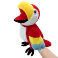 Burattino Tucano di Peluche Simpatico Uccello Animale Giocattolo Interattivo Bambini - Burattino a mano pappagallo / 40CM