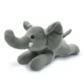 Süßes graues Elefanten Plüschtier, weiches Kuscheltier Puppe für Kinder Geschenk und Deko. - Weicher Liegender Elefant Plüschtier / Länge ca. 20cm