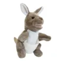 Niedliches Känguru Handpuppe Plüschtier mit Beutel, weiche Tierpuppe für lustiges Kinderspiel. - Känguru Handpuppe (Ohne Känguru Baby)