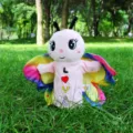 Cute butterfly plush hand puppet soft insect toy for kids storytelling and kindergarten fun. - Butterfly Hand Puppet