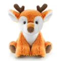 Mignon cerf assis peluche douce poupée animal sauvage rembourré cadeau d'enfant. - Poupée en Peluche Cerf Assis / Hauteur Assise Environ 22cm