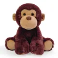 Peluche singe assis marron mignon doux animal en peluche poupée pour enfants cadeau déco - Poupée en Peluche Singe Assis / Hauteur Assise Environ 22cm