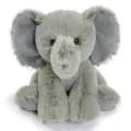 Peluche elephant gris mignon jouet en peluche doux pour cadeau d'enfants decoration. - Poupée en Peluche Éléphant Assis / Hauteur Assise Environ 22cm