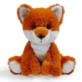 Joli renard en peluche assis jouet animal en peluche doux decoration cadeau pour enfants - Poupée en Peluche Renard Assis / Hauteur Assise Environ 22cm